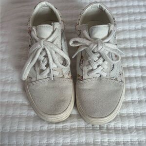 Vans Cream and Floral